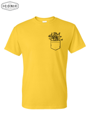 Load image into Gallery viewer, Flower Pocket - DryBlend T-Shirt
