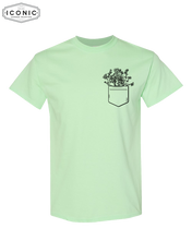 Load image into Gallery viewer, Flower Pocket - DryBlend T-Shirt
