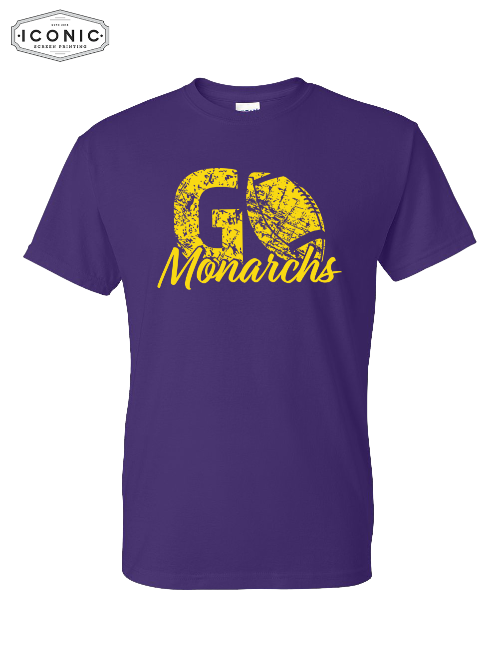 Monarchs Football- DryBlend T-shirt