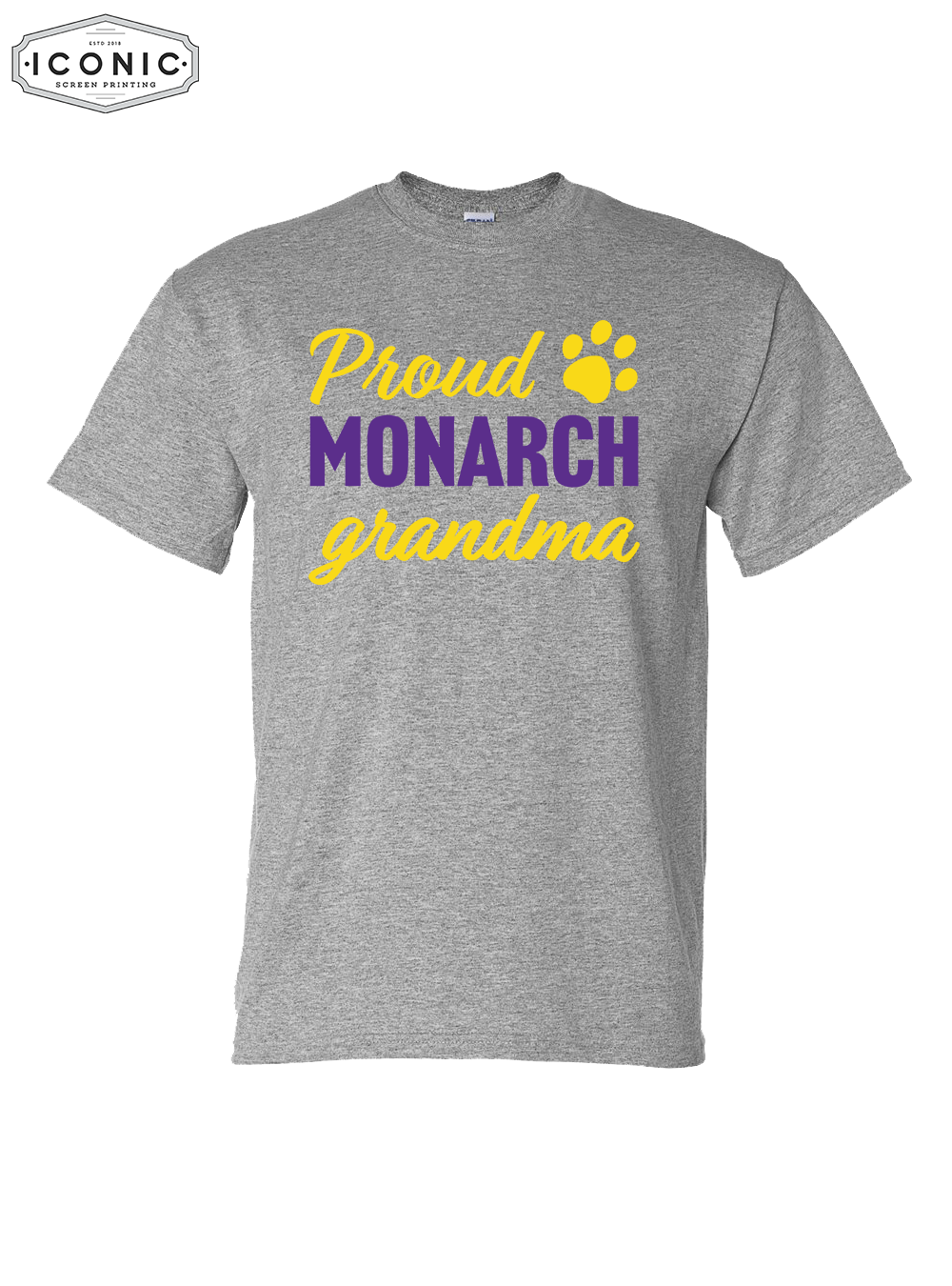 Proud Monarch Grandma/Grandpa - DryBlend T-Shirt