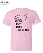 Load image into Gallery viewer, She Is Strong - DryBlend T-shirt
