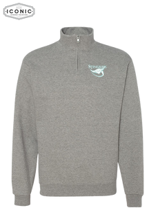 Stingrays - Nublend Cadet Collar Quarter-Zip Sweatshirt