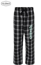 Load image into Gallery viewer, Stingrays - Men&#39;s Flannel Pants With Pockets
