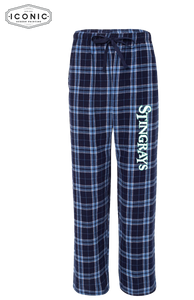 Stingrays - Men's Flannel Pants With Pockets