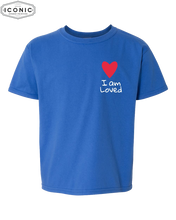 Load image into Gallery viewer, I Am Loved P&amp;L - Softstyle Youth T-Shirt
