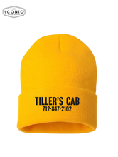 Load image into Gallery viewer, Tiller&#39;s Cab - Solid 12&quot; Cuffed Beanie
