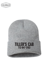 Load image into Gallery viewer, Tiller&#39;s Cab - Solid 12&quot; Cuffed Beanie
