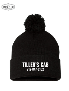 Tiller's Cab - Pom Pom 12" Knit Beanie