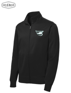 Stingrays Warmups - Sport-Wick Fleece Full-Zip Jacket