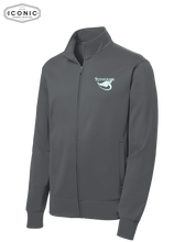 Load image into Gallery viewer, Stingrays Warmups - Sport-Wick Fleece Full-Zip Jacket
