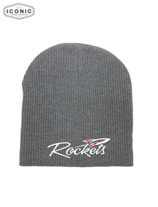 Rockets - 8" Ribbed Knit Beanie