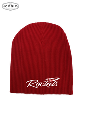 Load image into Gallery viewer, Rockets - 8&quot; Ribbed Knit Beanie
