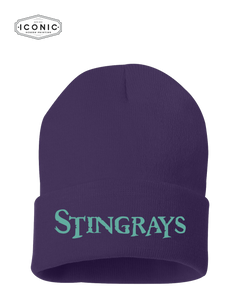 Stingrays - Solid 12" Cuffed Beanie