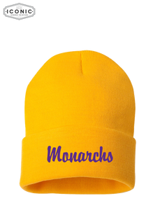 Monarchs Sportmans - Solid 12" Cuffed Beanie