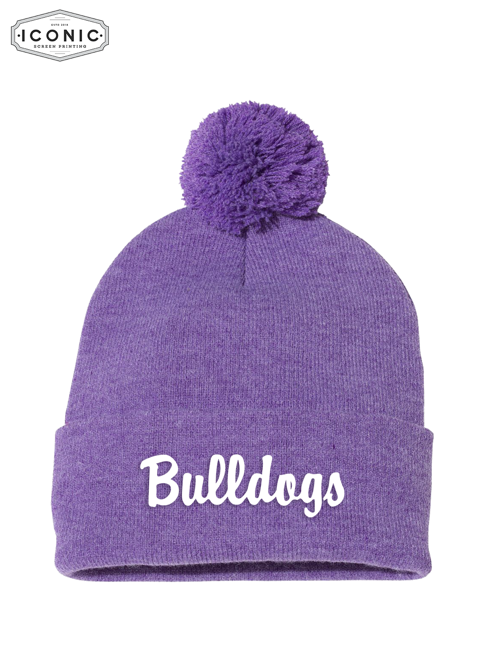 Bulldogs Varsity Beanie No Pom-Poms