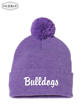 Load image into Gallery viewer, Bulldogs - Sportsman - Pom-Pom 12&quot; Knit Beanie
